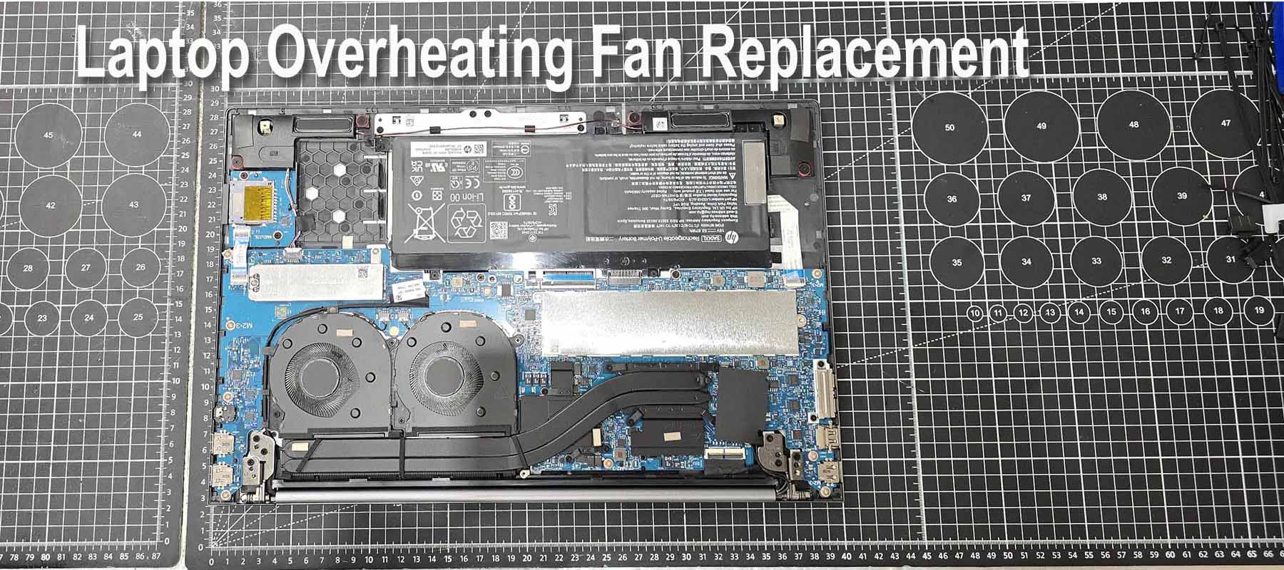 Laptop Overheating Fan Replacement - in-shop only