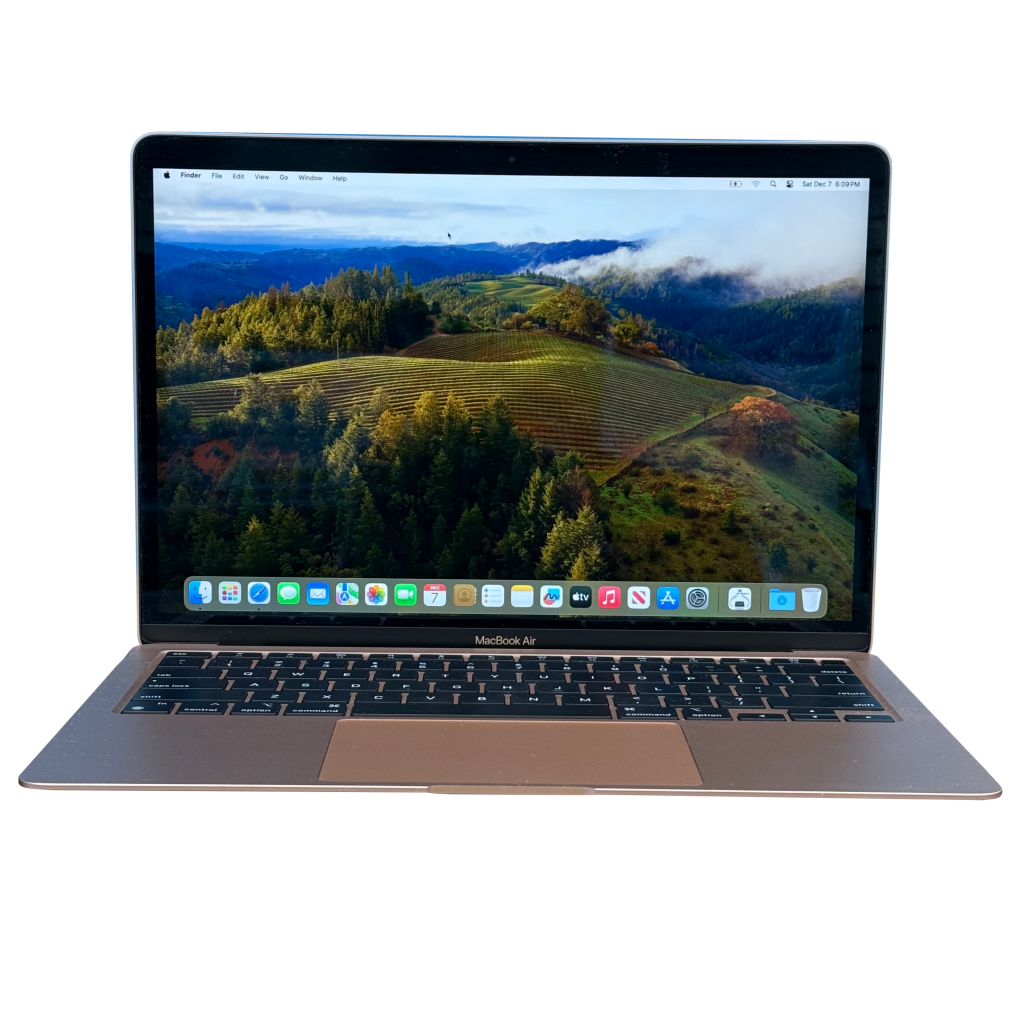 Refurbished 2020 MacBook Air Rose Gold 8GB 256gb - like new!