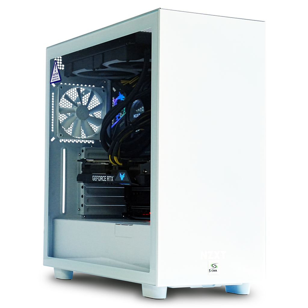 Signa Max Gaming PC with NZXT H7 white case option