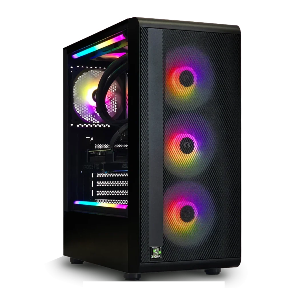 *ON SALE TILL JULY 31st* Signa Custom Built Max Gaming PC with 240mm AIO & 4060-4070TI 16GB Super