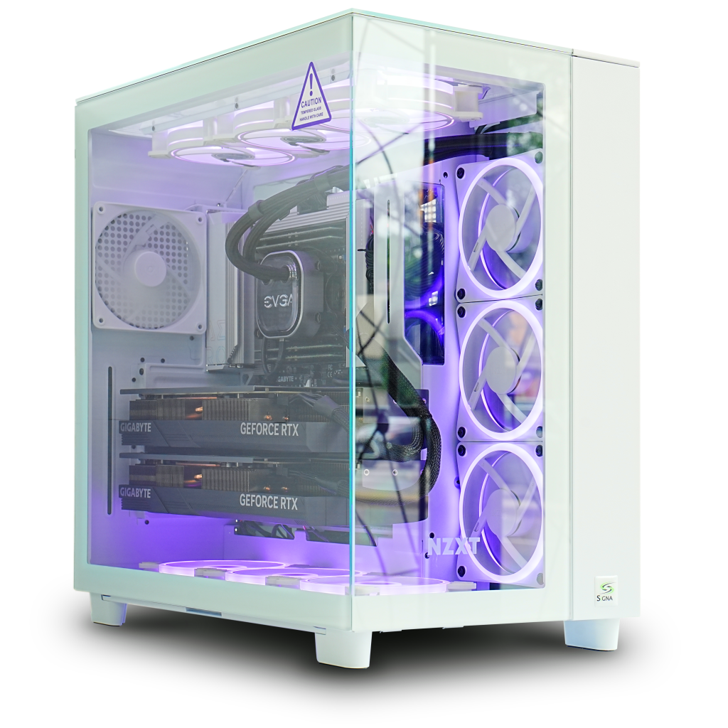 Signa Extreme Gaming PC with NZXT H9 Flow white case option